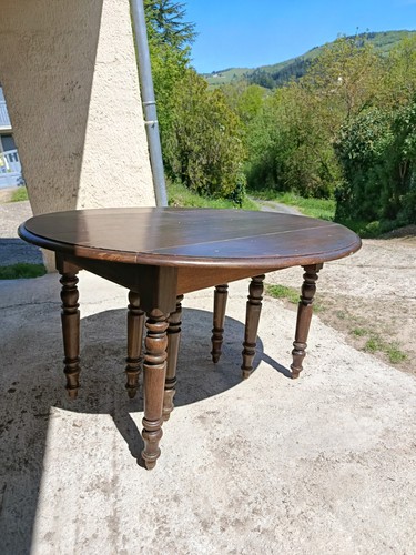Table ovale extensible bois - table, en