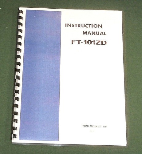 Yaesu 101zd instruction - yaesu,