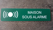 Plaque gravée" MAISON SOUS