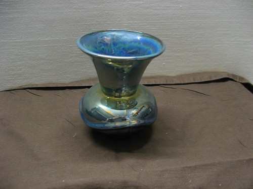 Ancien vase grès flammé - ancien,