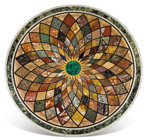 Plateau table rond - de, en