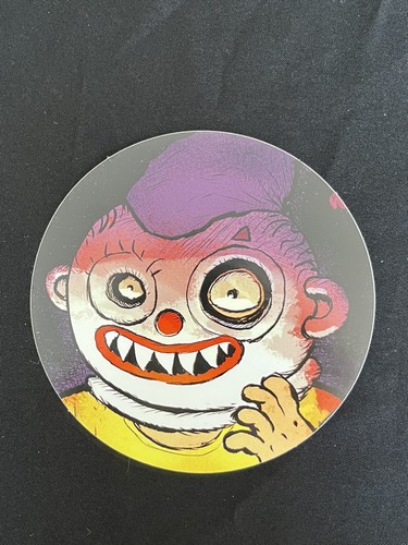 Sticker clown creepy - , –