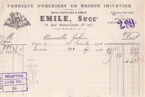 Paris inkwell emile - inkwell,