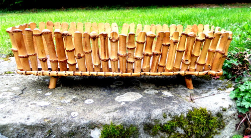 Jardinière vintage bambou - en,