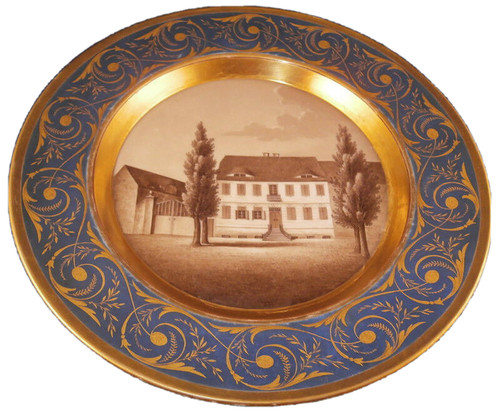Assiette scénique - assiette, en