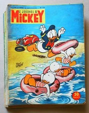Lot de 41 Journal de Mickey de 1954 à 1957