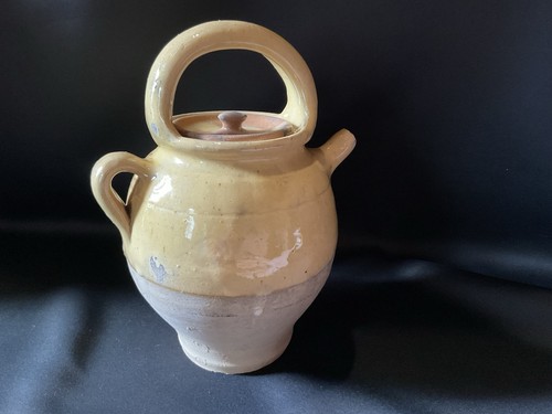 Cruche terre cuite gargoulette - terre,