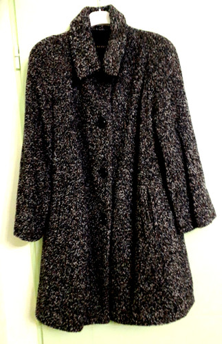 Manteau chiné chevrons