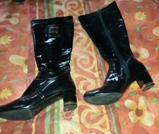 Botte Montante noir Sergio todzi taille 41 42 cm avec talons