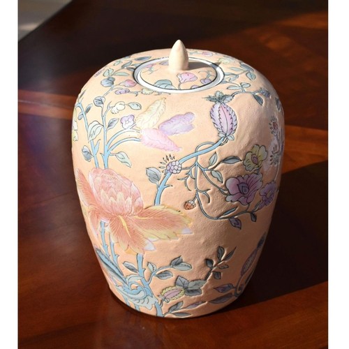 Vintage large chinoiserie rose - large,