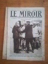 xj099 LE MIROIR N°85 WW1 1915 Poincaré Généraux Dubail Roques Montauville