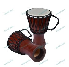 Instrument De Musique Bongo En Bois Djembe Africain Avec Un Bon Son