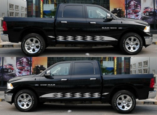 Pour dodge ram - side, stripe