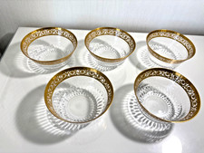 Superbe flute coupe modèle Thistle signé St Louis plusieurs disponible