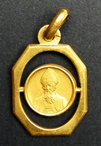 Médaille religieuse plaqué