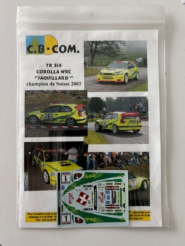 Decals jaquillard rallye - 1/43,