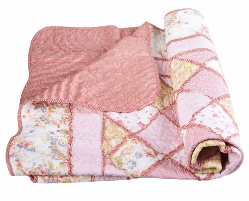 Plaid patchwork couverture - plaid,
