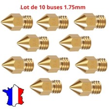 10x Buse Nozzle 0.4mm laiton pour Alfawise U20 / U30 / U30 Pro imprimante 3D 
