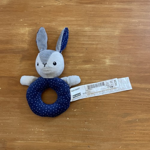 Doudou peluche hochet lapin - peluche,