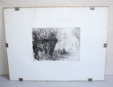 Lithographie 5/10 signée Jacques OUSSON "ferme du portail"