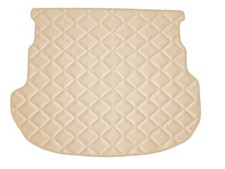 Matelassé Cuir éco BEIGE Tapis coffre pour Mazda 6 liftback H/B 2002-2007