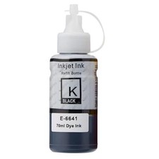 1 Bouteille d'encre Noire pour Epson EcoTank ET-2600 L110 L310 L380 L486 L3050
