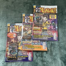 3 ANCIENS BOOSTERS CARTES POKÉMON SOLEIL ET LUNE OMBRES ARDENTES  MANIAK SCELLÉ