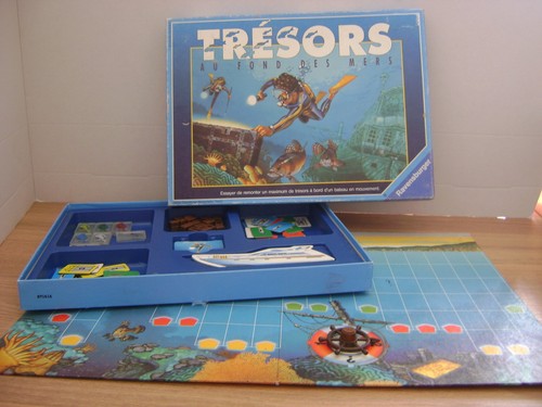 Jeu société tresors au - jeu, de