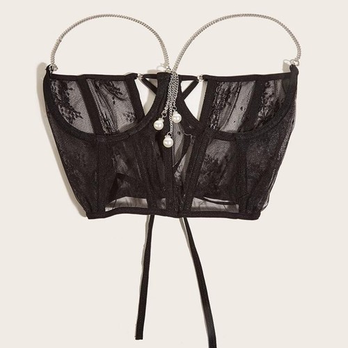 Femme maille ceinture corset - femme,