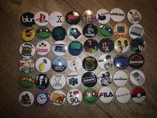 Pack Lot Badge Pin Button Symbole Retro Vintage Année 90 *48