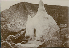 Algérie, Les Aurès, habitation Chaoui Vintage citrate print.  Tirage citrate 