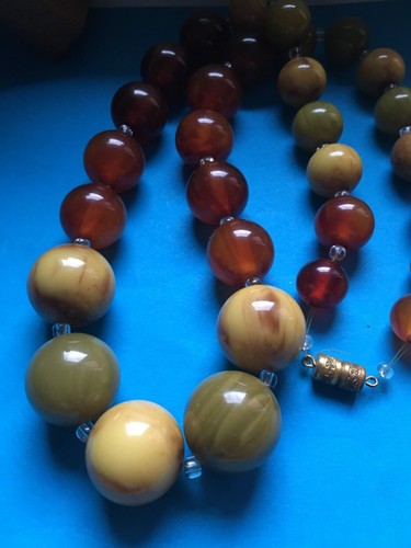 Vintage long collier bakélite - vintage,