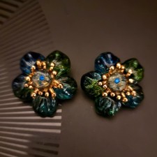 Grandes Boucles d'oreilles clips Vintages Jacky de G