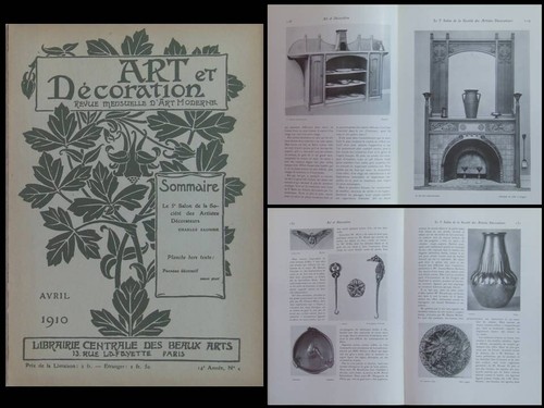 Art decoration avril 1910 - decoration,