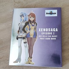 post card Book xenosaga épisode 1 power of will Namco 2001 carte postale art