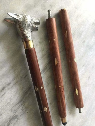 Canne bâton marche bois - marche, en