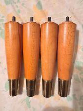 4 Pieds de lit en bois à visser 