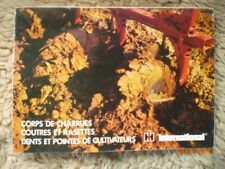 ANCIENNE  BROCHURE  PUBLICITAIRE   CORPS DE CHARRUES  INTERNATIONAL  FR 695 B