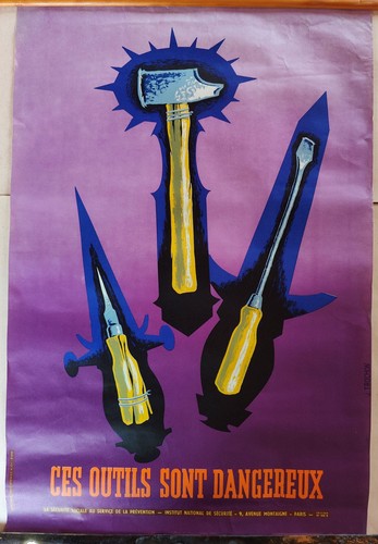 Affiche sécurité ces - , outils