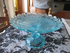 ancien compotier en verre de