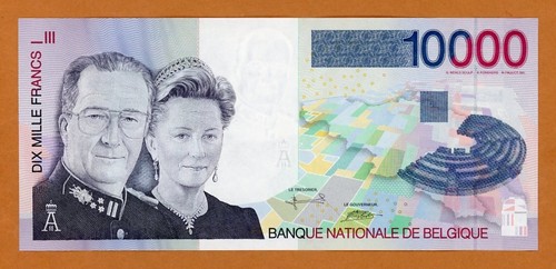 Belgium 10000 francs - (10,000),