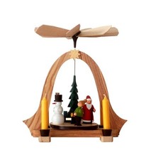 Pyramide Avec Figurines De Noël Colorées HxLxP 26x23x20cm NEU Pyramide De Noël