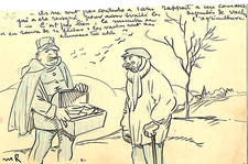 Radiguet Maurice – Vaches utiles - Dessin de presse « l’Assiette au Beurre »