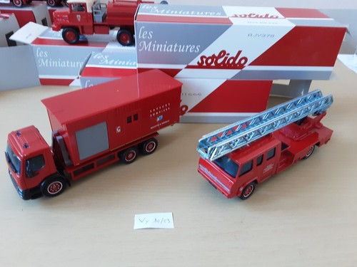 Solido fire trucks berliet - solido,,