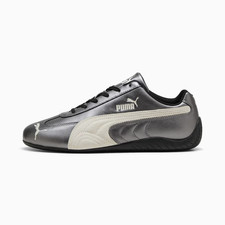 Baskets Puma Speedcat Métalliques Unisexe Noires Et Blanches Toutes Tailles