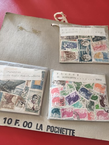 Lot ancien timbres monde - lot,