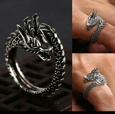 Bague anneau réglable tete de