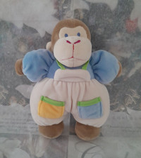 C69/ Doudou Singe Ajena Grelot  Peluche Hochet Doudou Tout Doux