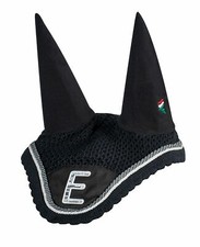Equiline HORSE EAR NET Cymone BLACK Spring Summer 2020