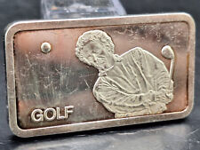 Lingots d'argent 1 once argent fin 999 Degussa Golf 1 oz lingots d'argent Silver